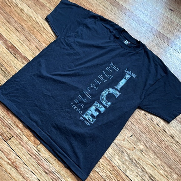 Vintage Labatt Blue Ice T-Shirt / XL / 80s 90s / Single Stitch - Picture 5 of 7